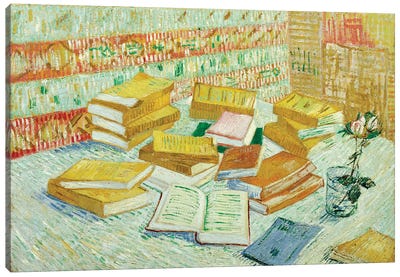 The Parisian Novels , 1887 Canvas Art Print - Vincent van Gogh