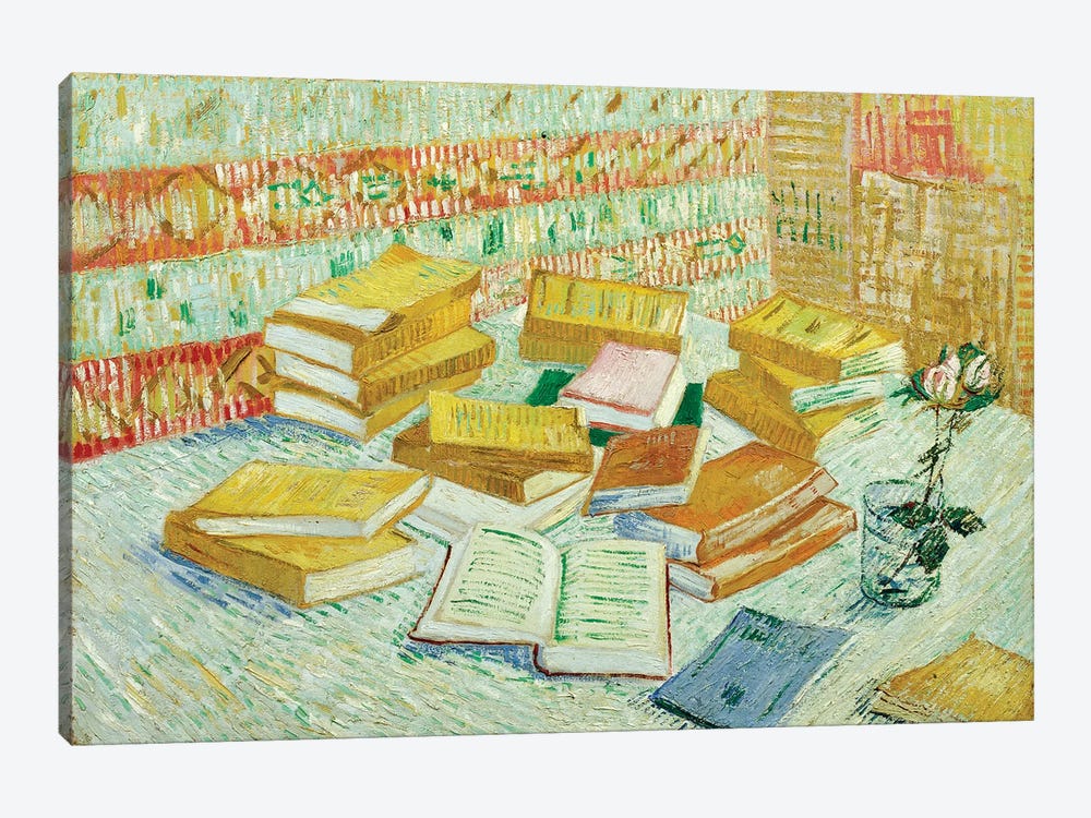 The Parisian Novels , 1887 by Vincent van Gogh 1-piece Canvas Art Print