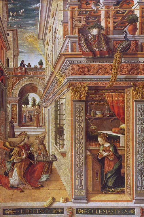 The Annunciation with St. Emidius, 1486