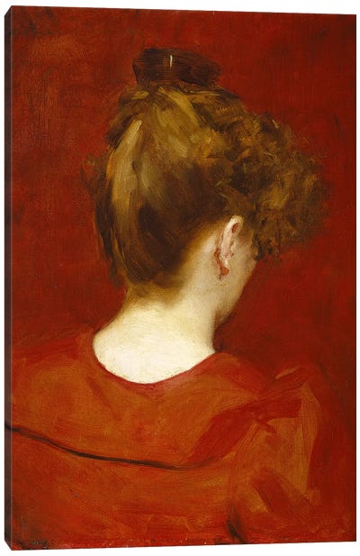 Study of Lilia, 1887 Canvas Art Print