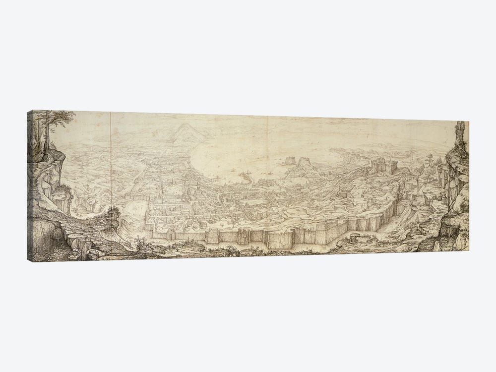 View Of Naples, 1582 1-piece Canvas Print