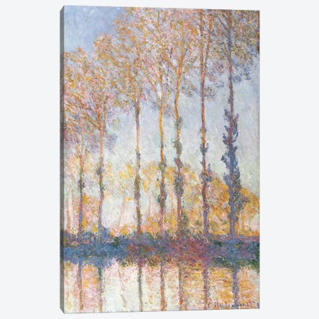 Poplars on the Bank of the Epte River, 1891 Canvas Print #BMN9496} by Claude Monet Canvas Art Print