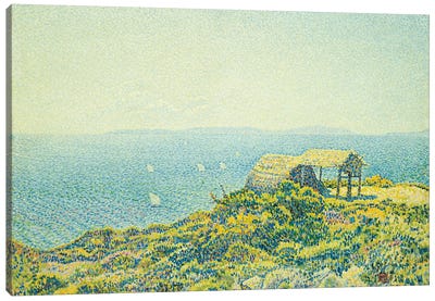 L'Ile du Levant, vu du Cap Benat, 1893 Canvas Art Print