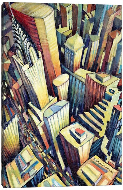 The Chrysler Building, 1993 Canvas Art Print
