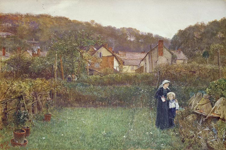 Telling the Bees by Charles Napier Hemy wall art