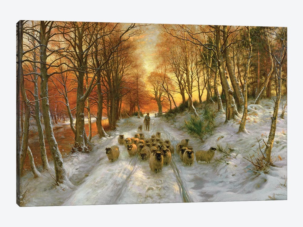 Glowed with Tints Of Evening Hours by Joseph Farquharson 1-piece Art Print