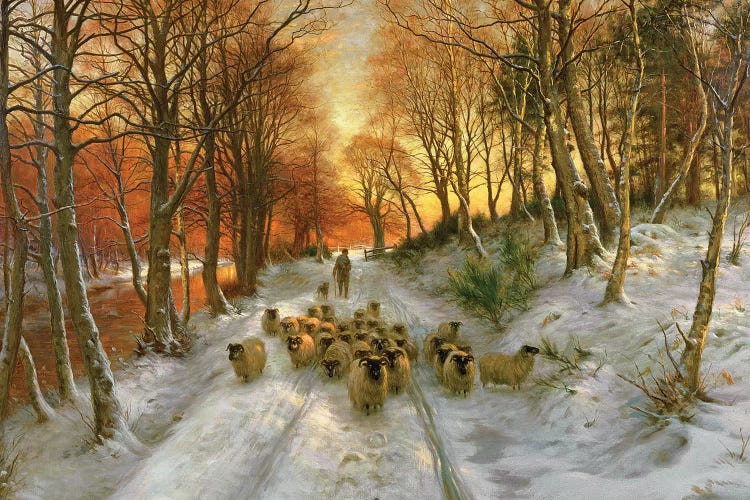 Glowed with Tints Of Evening Hours by Joseph Farquharson wall art