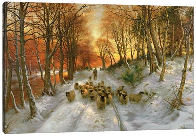 Glowed with Tints Of Evening Hours Canvas Art Print - Joseph Farquharson 