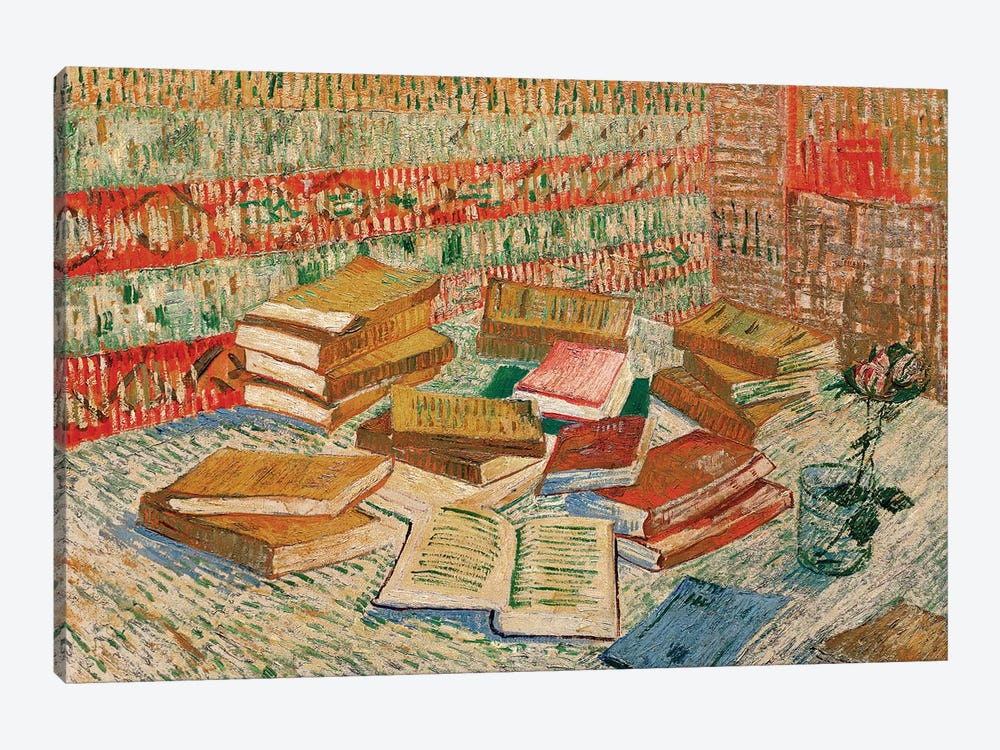 The Yellow Books, 1887 by Vincent van Gogh 1-piece Canvas Print