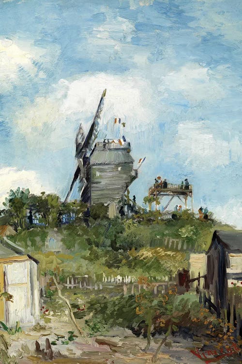 Le Moulin de Blute-Fin, Montmartre, 1886