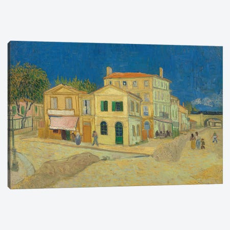 The Yellow House, 1888 Canvas Print #BMN9589} by Vincent van Gogh Canvas Art