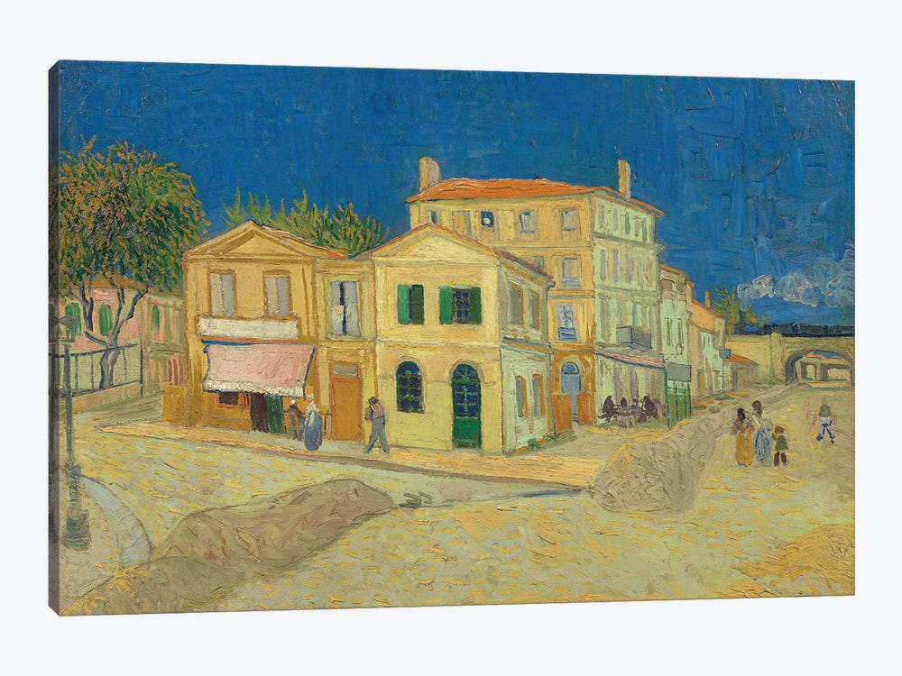 The Yellow House, 1888 by Vincent van Gogh 1-piece Canvas Print