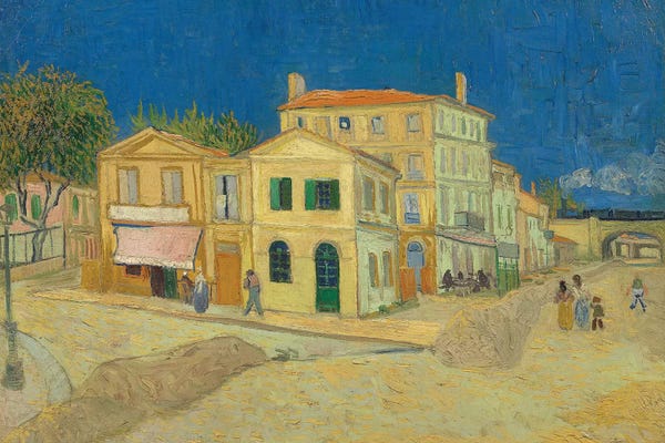 Post-Impressionism: The Yellow House, 1888 by Vincent van Gogh