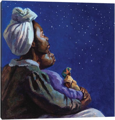 Under the Midnight Blues, 2003  Canvas Art Print