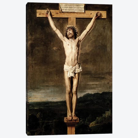 Crucifixion, 1631 Canvas Print #BMN9601} by Diego Rodriguez de Silva y Velazquez Canvas Art Print