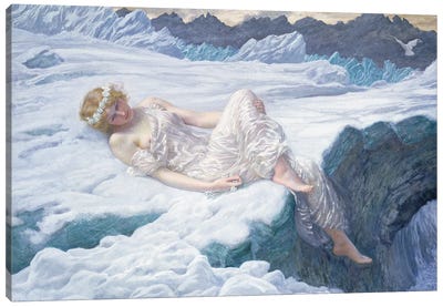 Heart of Snow, 1907  Canvas Art Print - Edward Robert Hughes