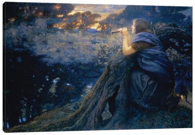 Twilight Fantasies, 1911  Canvas Art Print - Pre-Raphaelite Art
