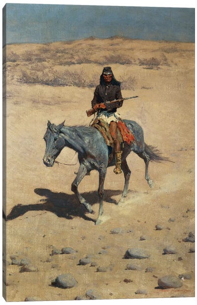 Apache Scout  Canvas Art Print - Horse Art