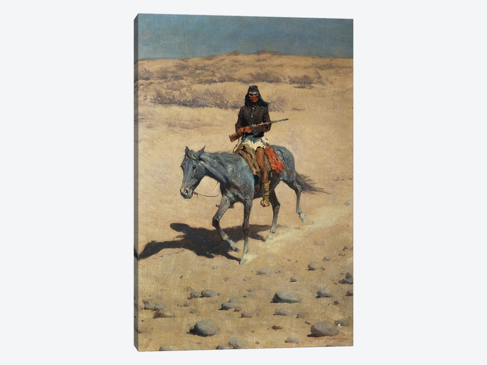 Apache Scout  by Frederic Remington 1-piece Canvas Art Print
