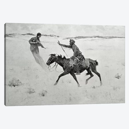 How Order No. 6 went through, or The Vision  Canvas Print #BMN9634} by Frederic Remington Canvas Print