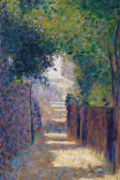 Georges Seurat: Rue St. Vincent in Spring, c.1884  by Georges Seurat