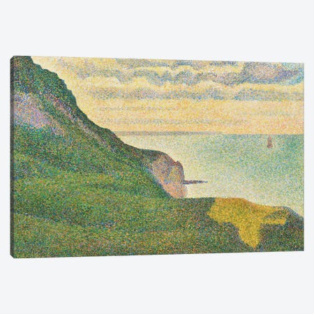 Seascape at Port-en-Bessin, Normandy, 1888  Canvas Print #BMN9648} by Georges Seurat Canvas Print