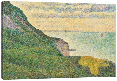 Seascape at Port-en-Bessin, Normandy, 1888  Canvas Art Print