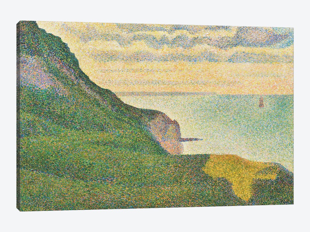 Seascape at Port-en-Bessin, Normandy, 1888  by Georges Seurat 1-piece Canvas Wall Art