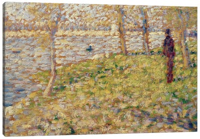 Study for 'Sunday Afternoon on the Island of La Grand Jatte', 1884-85  Canvas Art Print