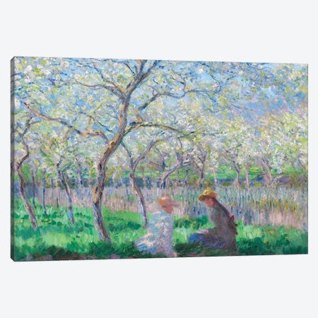 Springtime, 1886  Canvas Print #BMN964} by Claude Monet Canvas Wall Art