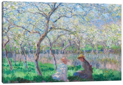 Springtime, 1886  Canvas Art Print - Claude Monet