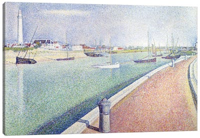 The Channel of Gravelines, Petit Fort Philippe, 1890  Canvas Art Print