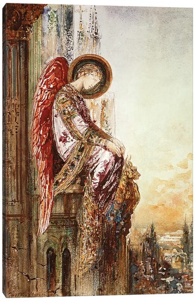 Angel Traveller  Canvas Art Print - Angel Art
