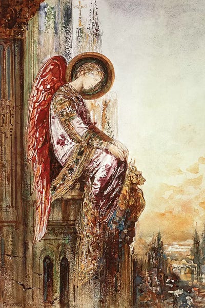 Angels: Angel Traveller  by Gustave Moreau