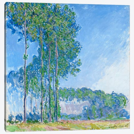Poplars, 1891  Canvas Print #BMN965} by Claude Monet Canvas Art