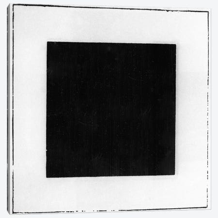 Black Square  Canvas Print #BMN9671} by Kazimir Severinovich Malevich Canvas Artwork