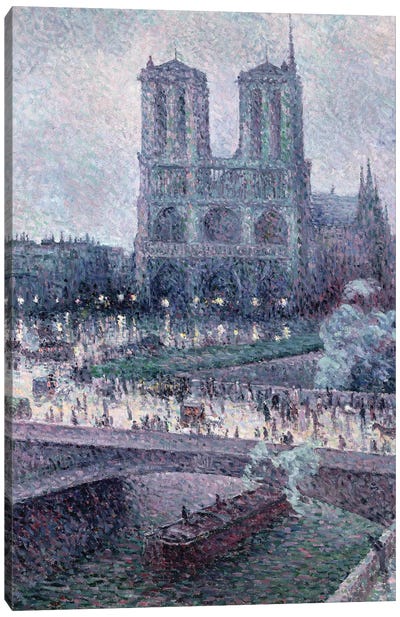 Notre Dame, c.1900  Canvas Art Print