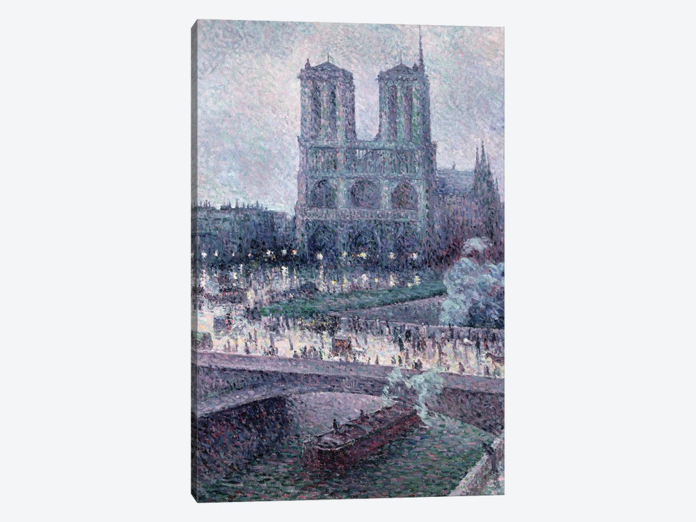 Notre Dame, c.1900  by Maximilien Luce 1-piece Canvas Art