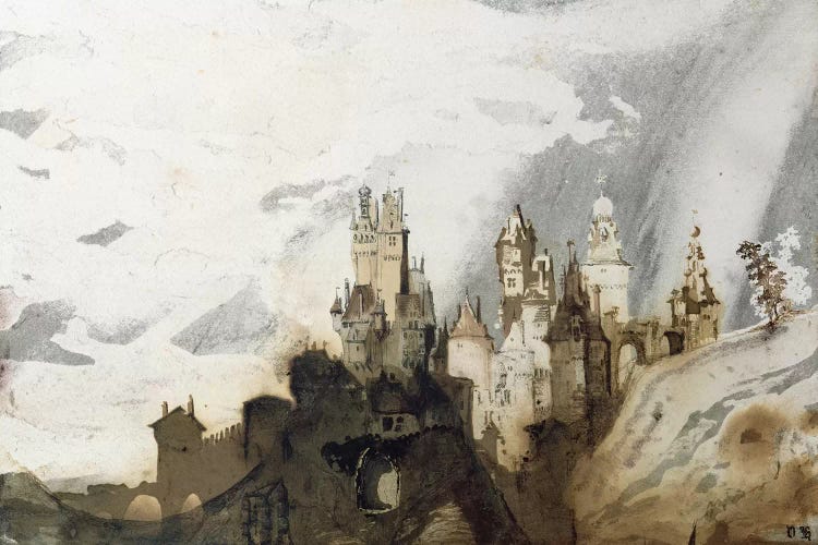 Le Gai Chateau  by Victor Hugo wall art