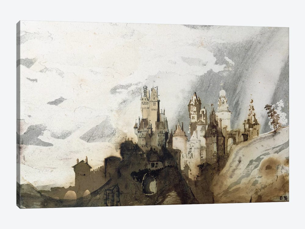 Le Gai Chateau  by Victor Hugo 1-piece Art Print