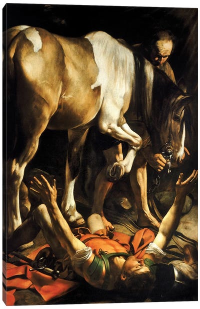 The Conversion of St. Paul, 1601  Canvas Art Print - Michelangelo Merisi da Caravaggio
