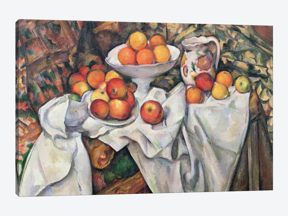 Apples and Oranges, 1895-1900  by Paul Cezanne 1-piece Canvas Artwork