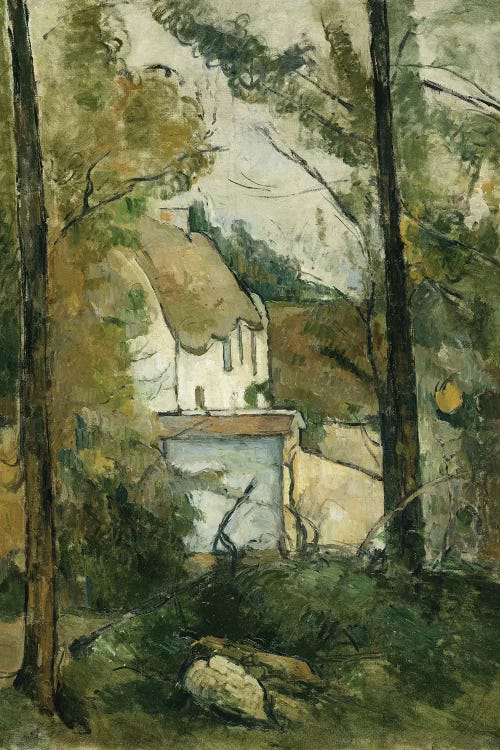 House in the Trees, Auvers, 1879  by Paul Cezanne wall art