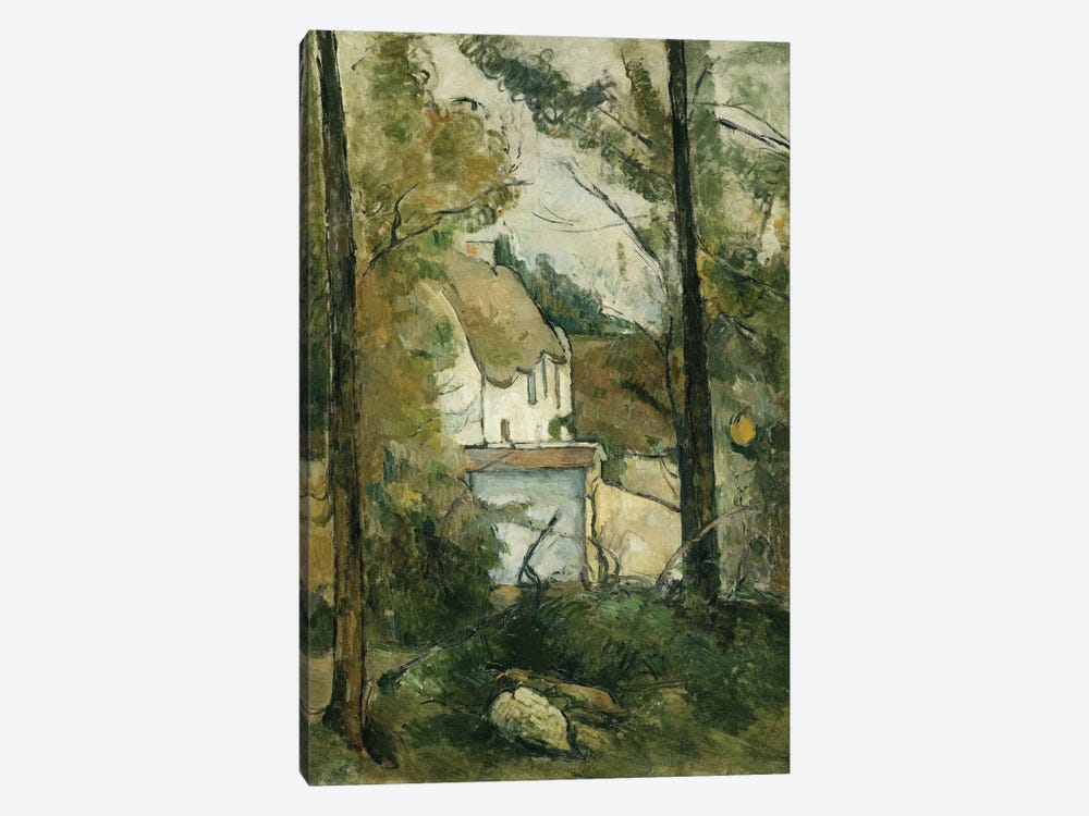 House in the Trees, Auvers, 1879  by Paul Cezanne 1-piece Art Print