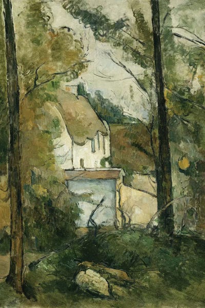 Villages & Towns: House in the Trees, Auvers, 1879  by Paul Cezanne