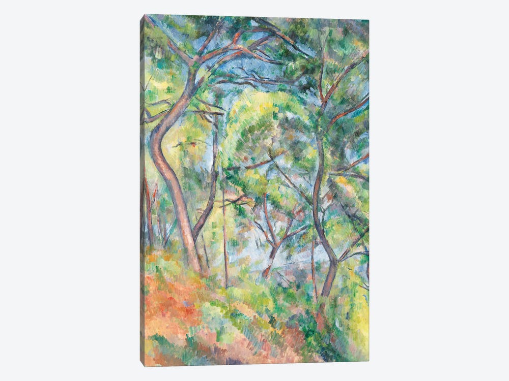 Sous-Bois, c.1894  by Paul Cezanne 1-piece Canvas Art Print