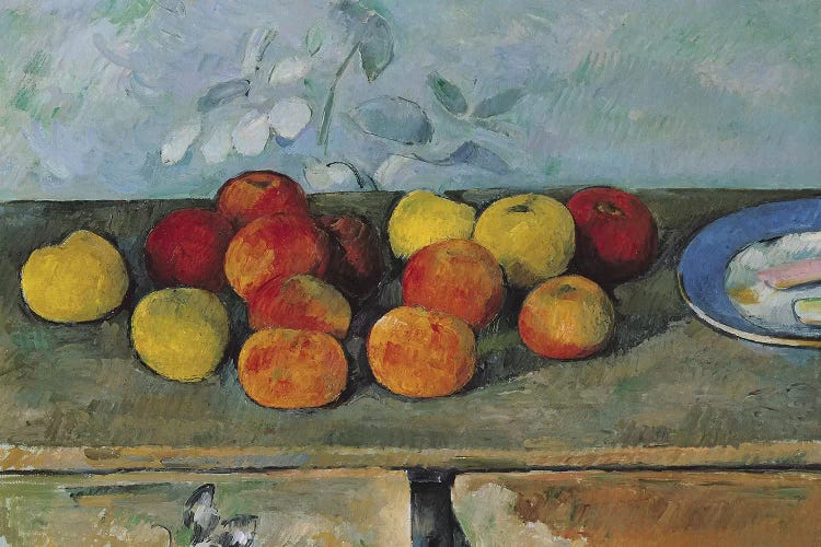 Still life of apples and biscuits, 1880-82 