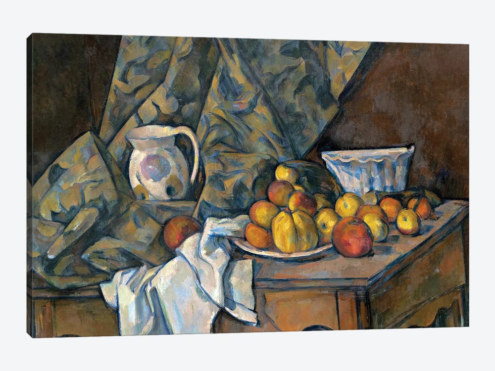 Still Life with Apples and Peaches, c.1905  by Paul Cezanne 1-piece Art Print