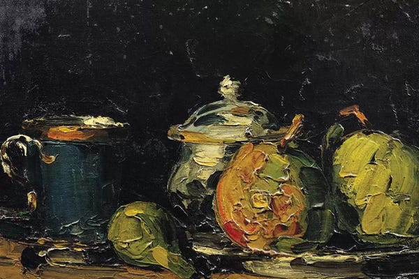 Post-Impressionism: Still Life, c.1865  by Paul Cezanne