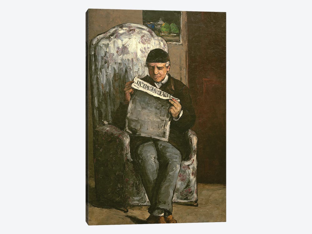 The Artist's Father, Reading "L'Événement", 1866  1-piece Art Print